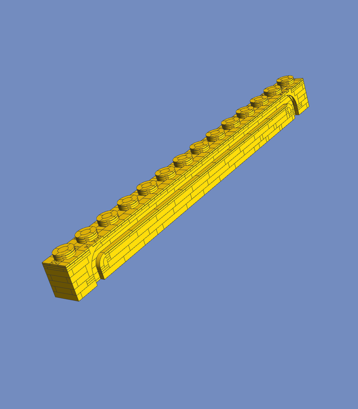 LEGO MOC-257940 Upscale Brick with Channel 4217 by lostcontinent ...