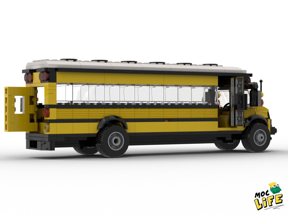 LEGO MOC-25797 American school bus by MocLife | Rebrickable - Build ...