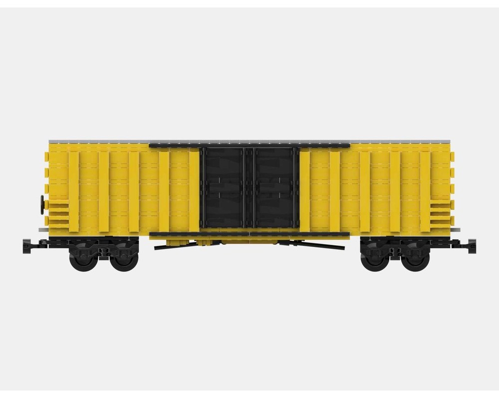 LEGO MOC-257974 60ft Boxcar High Cube Double Door by E-05 | Rebrickable ...