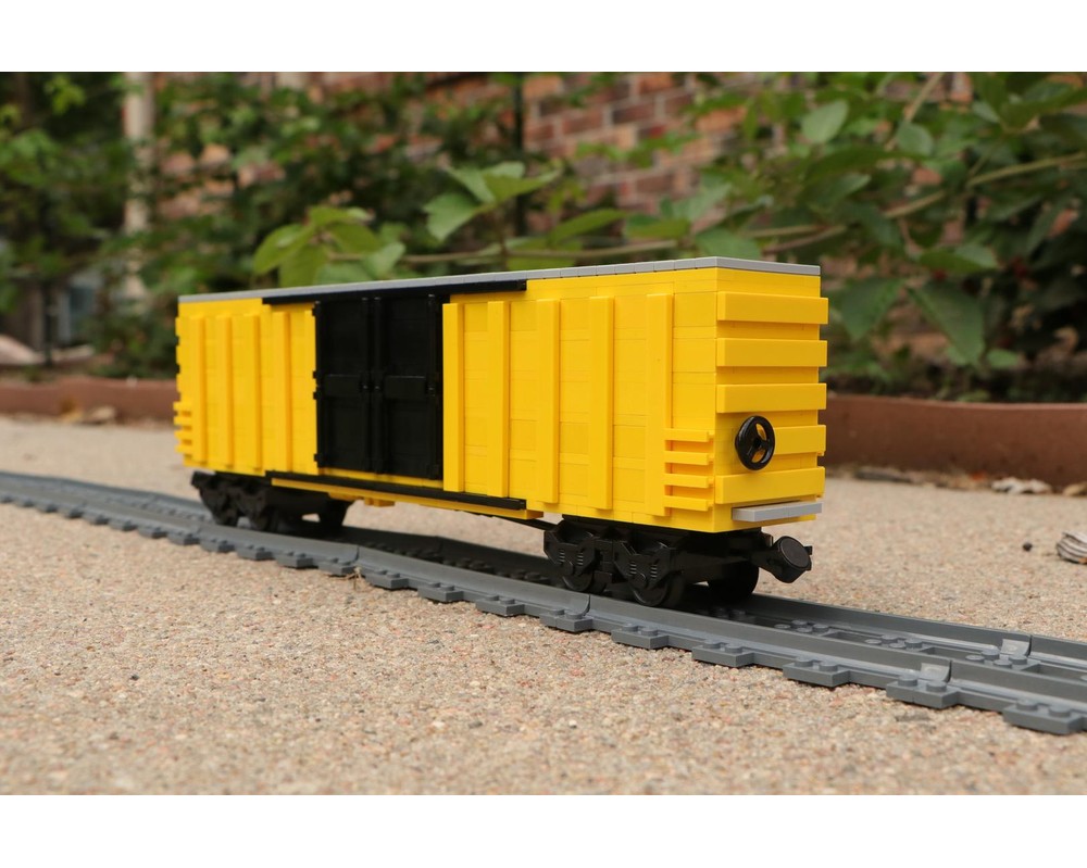LEGO MOC-257974 60ft Boxcar High Cube Double Door by E-05 | Rebrickable ...