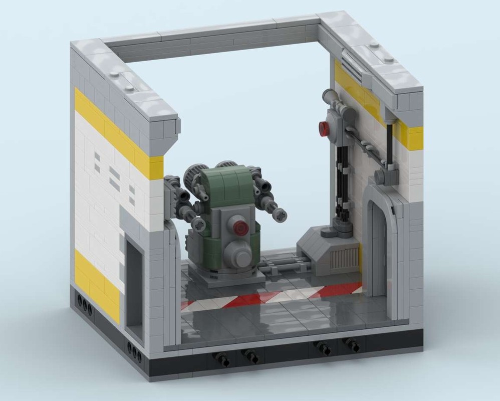 LEGO MOC-258096 Fallout Vault 42 - Elevator - Front Module - V1 by ...