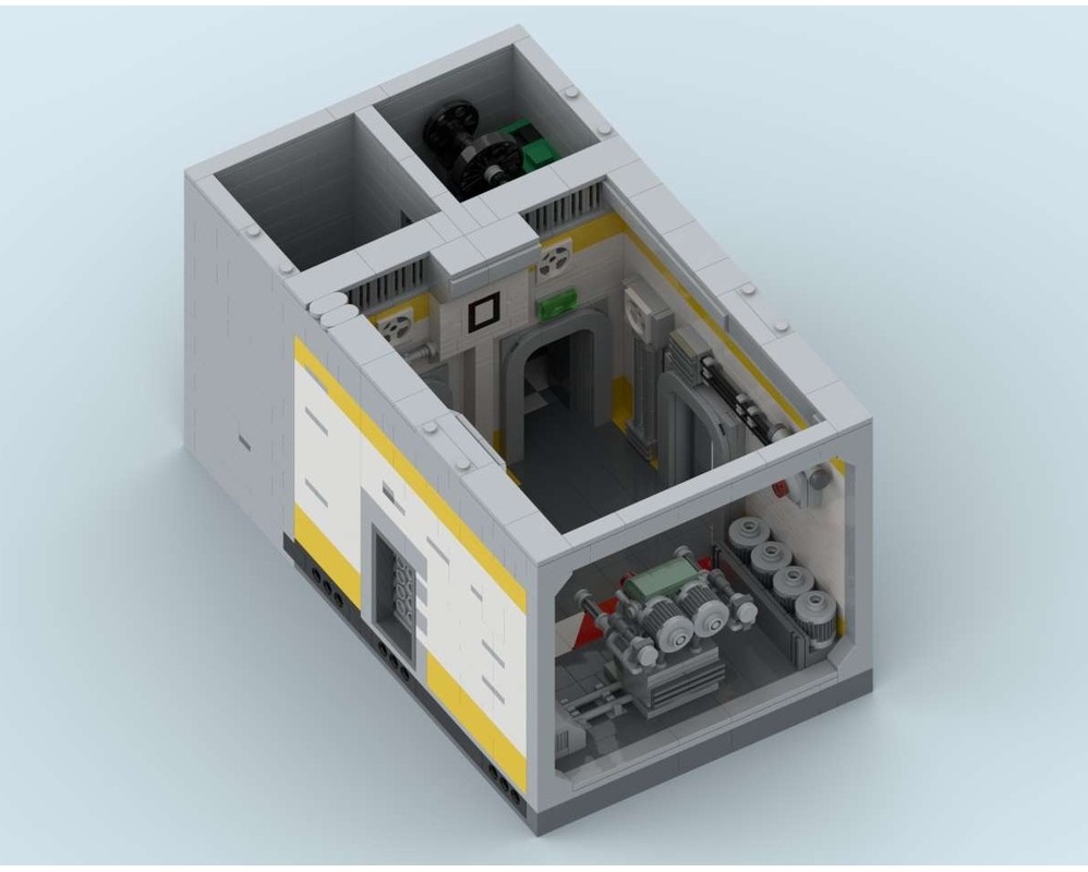 LEGO MOC-258096 Fallout Vault 42 - Elevator - Front Module - V1 by ...