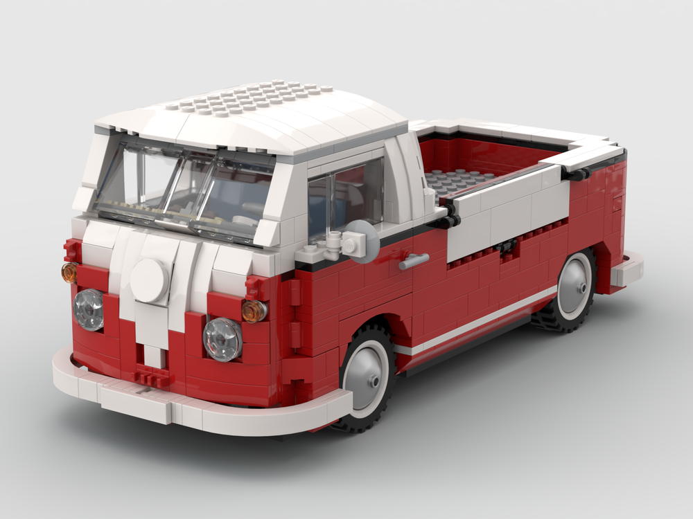 LEGO MOC 10220 - VW Pickup by Sato Bricks | Rebrickable - Build