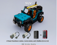 [RC] LEGO Technic 42227 Jeep® Wrangler Rubicon SUV with 1 PF L and 1 Servo motor