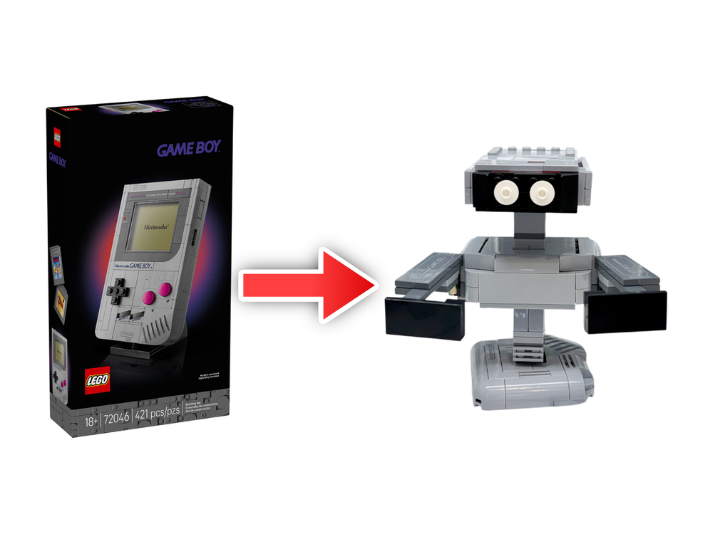 LEGO MOC-258201 Nintendo R.O.B (Alt Build) by Micahnalz | Rebrickable ...