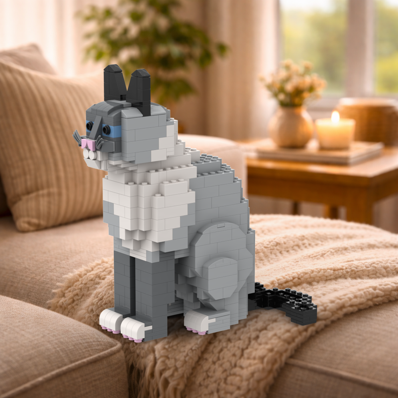 LEGO MOC-258241 Colorpoint Cat (Ragdoll) by legobičas | Rebrickable ...