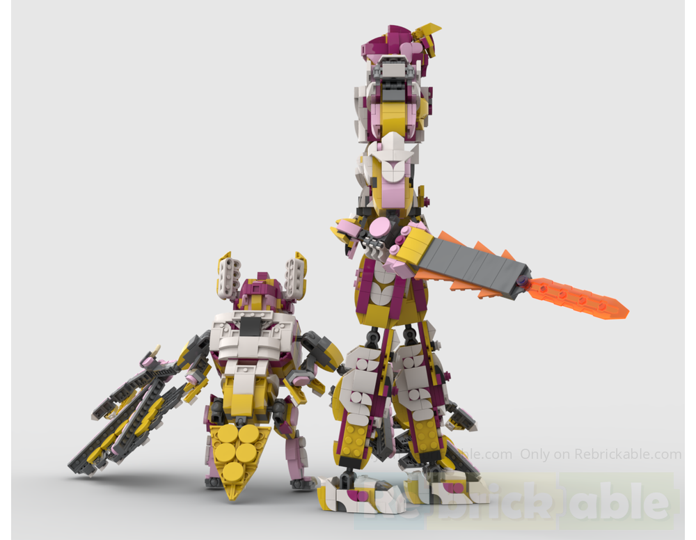 LEGO MOC-258453 Night Walker & Shadow Wing by Rin_Katsuki | Rebrickable ...