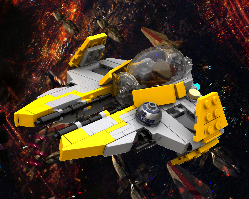 LEGO MOC-258531 Anakin's Yellow Eta-2 Interceptor by Legomanarthur