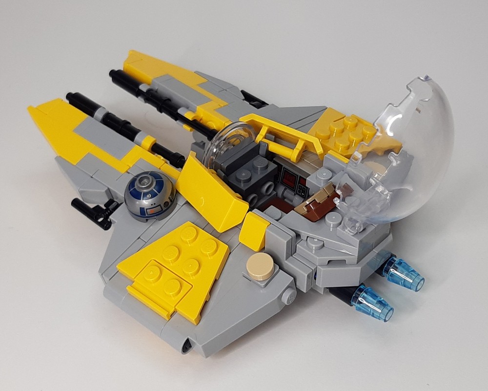 LEGO MOC-258531 Anakin's Yellow Eta-2 Interceptor by Legomanarthur ...