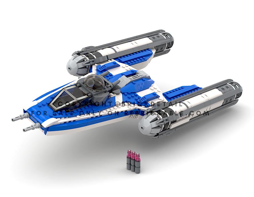 LEGO MOC-258535 Captain Rex Y - wing Clone Wars Bomber by