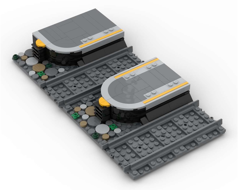 LEGO MOC-258579 Brick Cross two track plattform ending extension by ...