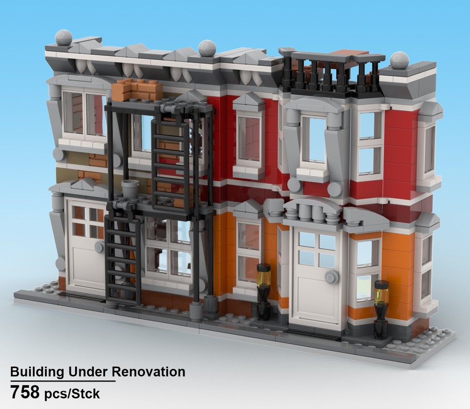 LEGO MOC Building Under Renovation by Lukas_de | Rebrickable - Build ...