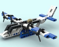 Big White Blue Seaplane (2x30736)