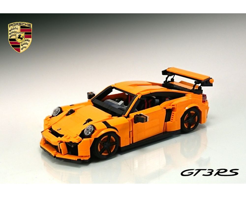 Lego Moc Porsche Gt3 Rs By Firas Legocars Rebrickable Build With Lego