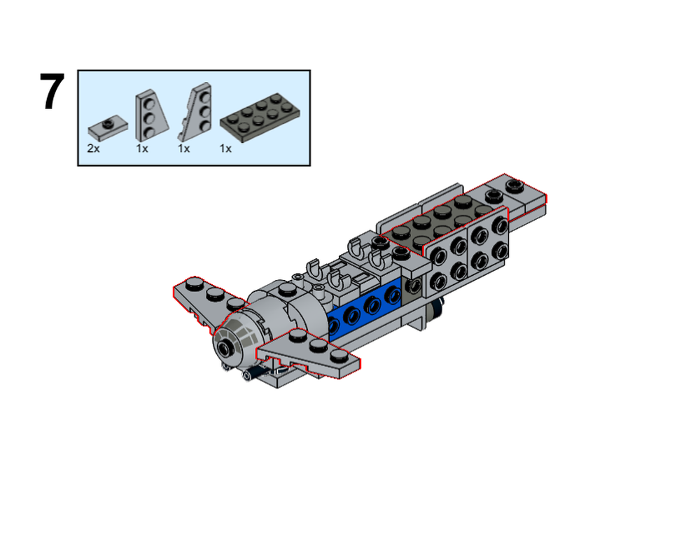 LEGO MOC-258695 Resistance Bomber by Justzilla | Rebrickable - Build ...