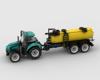 Water tank with Lego city tractor 60498