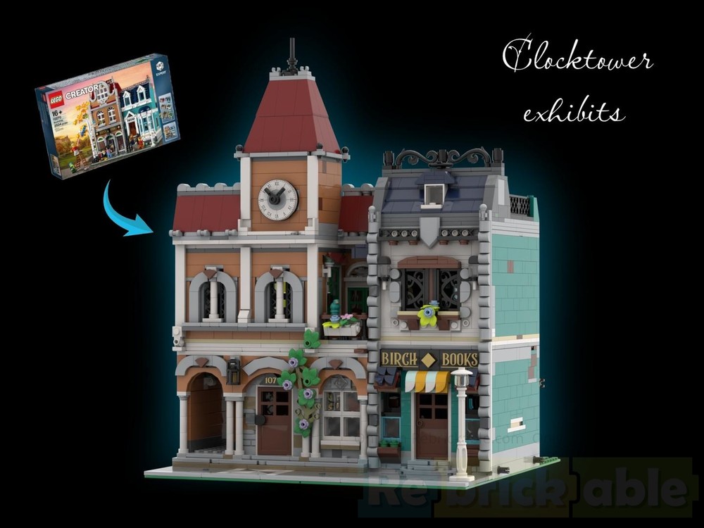 製作ページ LEGO MOC-258752 Clocktower exhibits (10270 Alt) by Jerry182