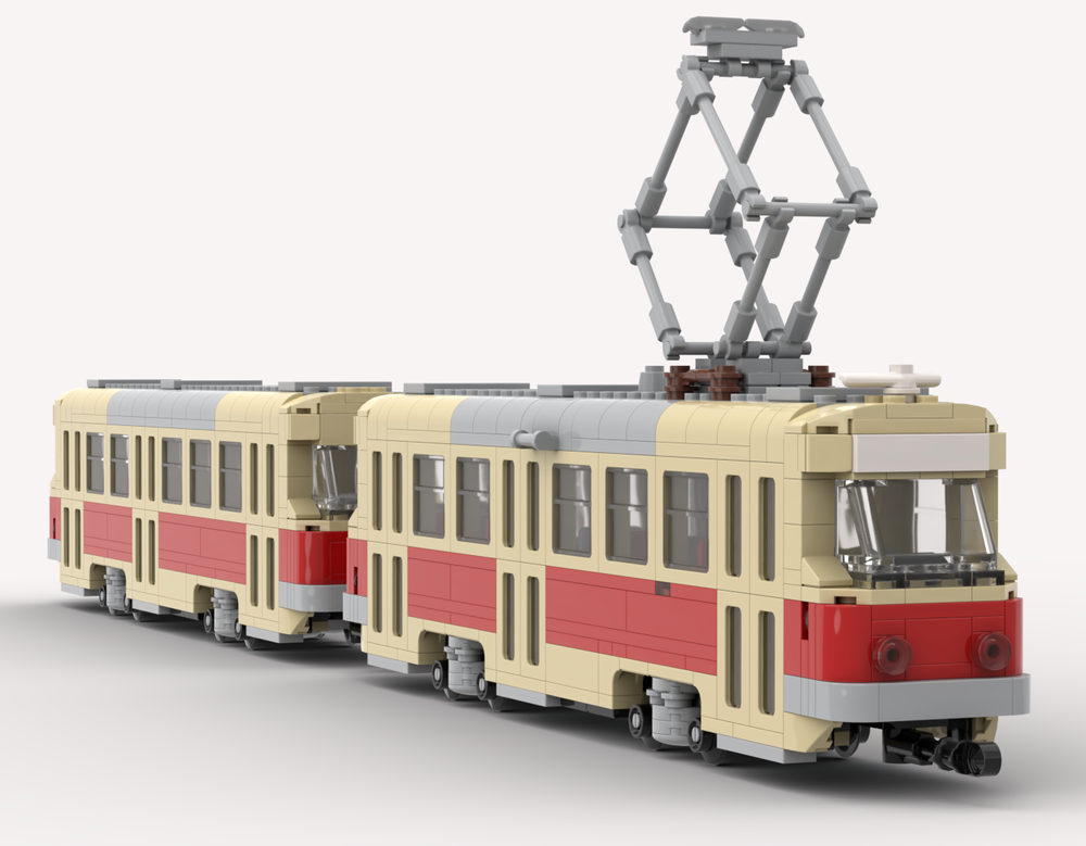 LEGO MOC-258757 Tatra T3 / T4 tramway train by TW_Bricks | Rebrickable ...