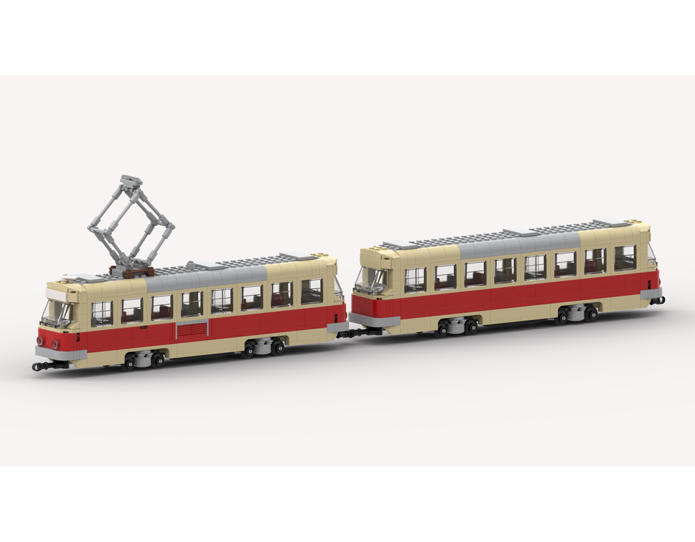 LEGO MOC-258757 Tatra T3 / T4 tramway train by TW_Bricks | Rebrickable ...