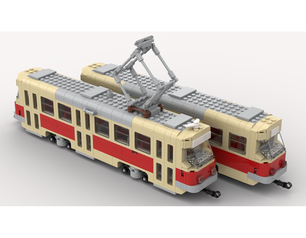 LEGO MOC-258757 Tatra T3 / T4 tramway train by TW_Bricks | Rebrickable ...