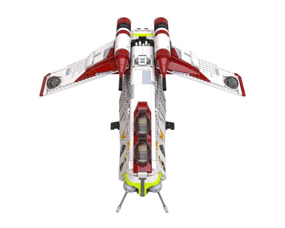 LEGO MOC-258769 Republic Gunship (Alternate Wing & Engine) by