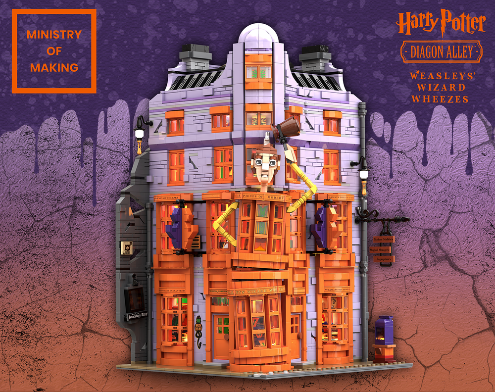LEGO MOC-258861 Diagon Alley: Weasley's Wizard Wheezes by