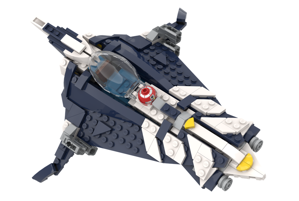 LEGO MOC-258925 Anakin's Azure Angel (2 x 75400 31160 75333) by ...