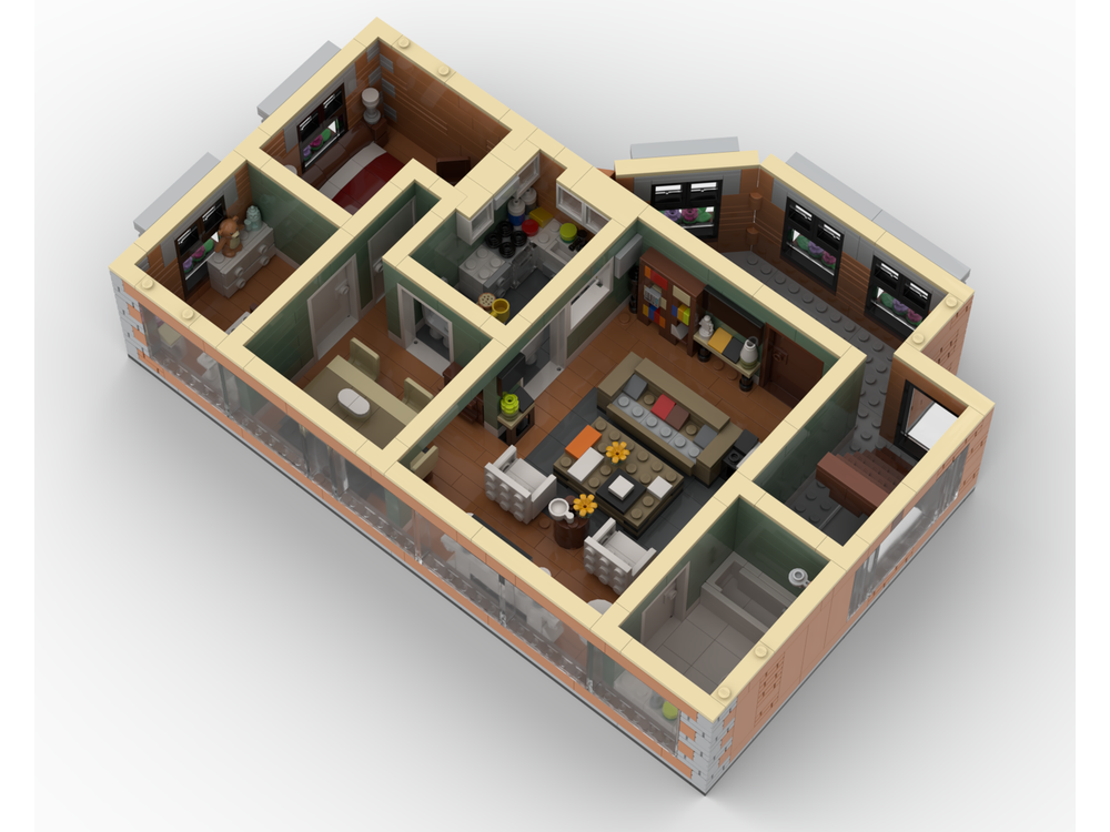 LEGO MOC-258961 SitComplex - Modern Family - Mitch & Cam's Home by ...