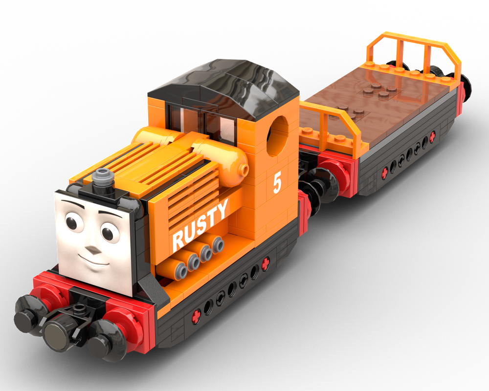 LEGO MOC-258968 Rusty the Narrow Gauge Maintenance Diesel Engine by ...