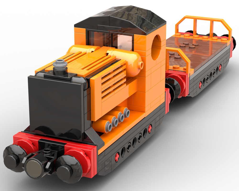 LEGO MOC-258968 Rusty the Narrow Gauge Maintenance Diesel Engine by ...