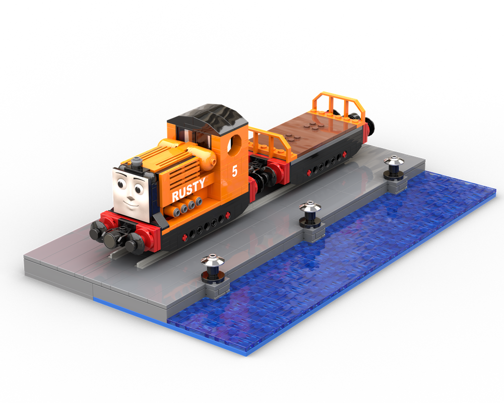 LEGO MOC-258968 Rusty the Narrow Gauge Maintenance Diesel Engine by ...