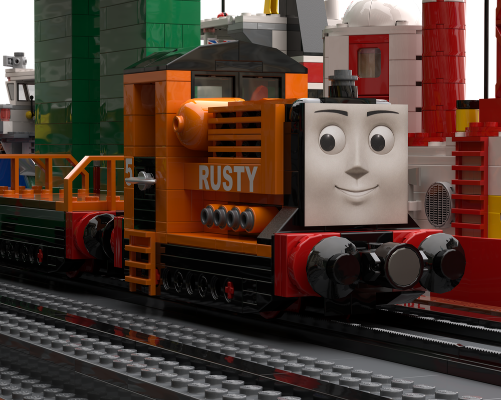 LEGO MOC-258968 Rusty the Narrow Gauge Maintenance Diesel Engine by ...