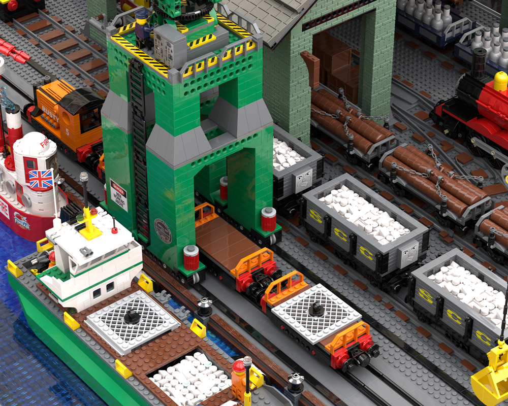 LEGO MOC-258968 Rusty the Narrow Gauge Maintenance Diesel Engine by ...