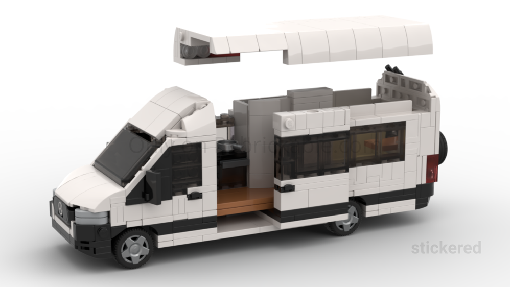 LEGO MOC-258980 Mercedes Sprinter Motorhome (7wide) by Feel The Bricks ...