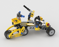 42031 Moped with sled