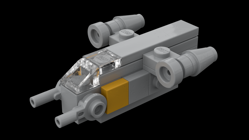 LEGO MOC-259052 Micro razor crest (1:450~) by Wolfjockey9 | Rebrickable ...