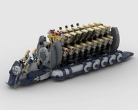 Brickticks Droid Works Modified 75086 Separatist Platoon Attack Craft