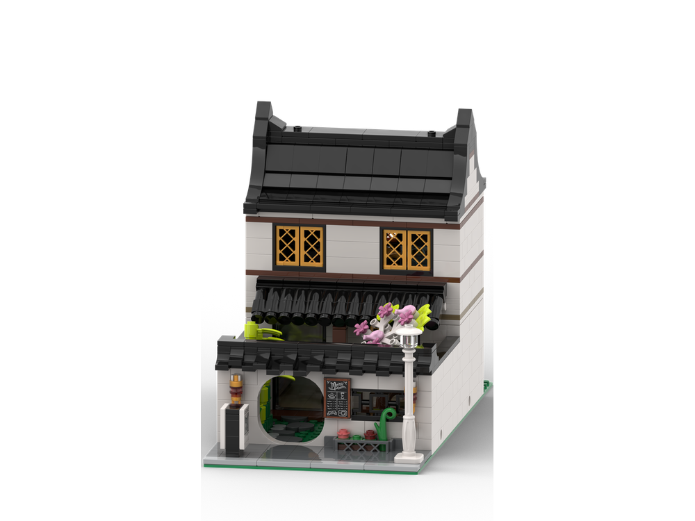 LEGO MOC-259083 Tea shop by Paladin | Rebrickable - Build with LEGO