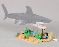 Swimming Fierce Shark Base