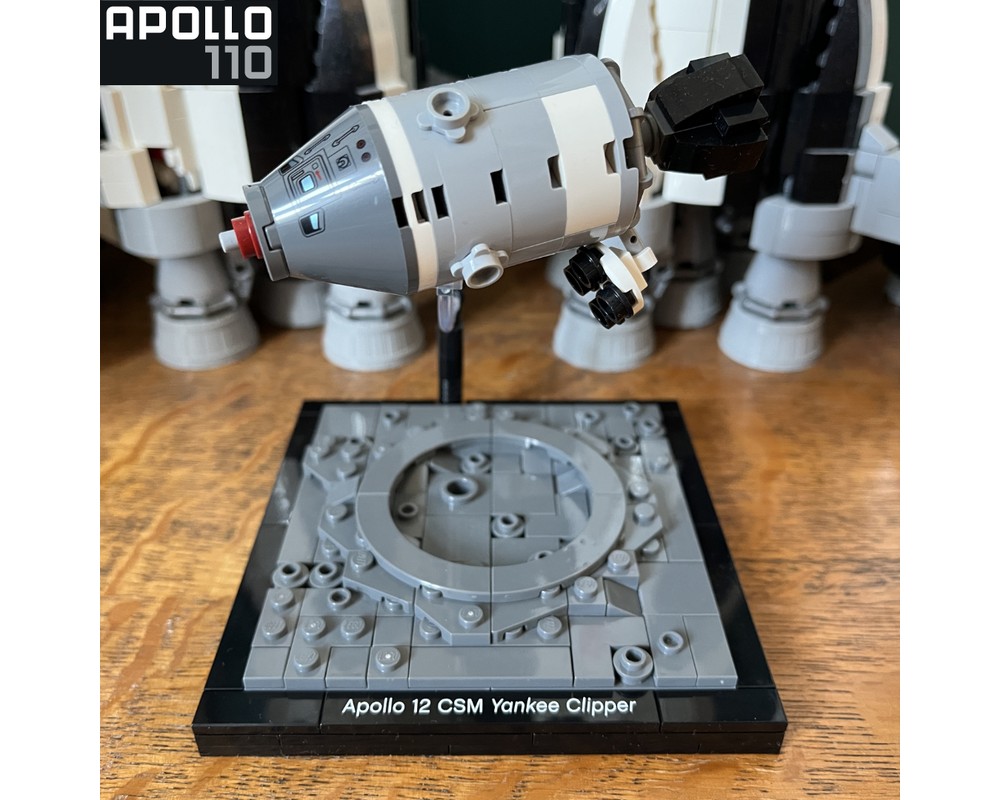 LEGO MOC-259128 Apollo 12 Diorama – CSM 'Yankee Clipper' [1:110 scale ...