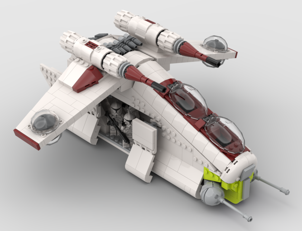 LEGO MOC-259233 Compact Republic Gunship Low Part Costs by