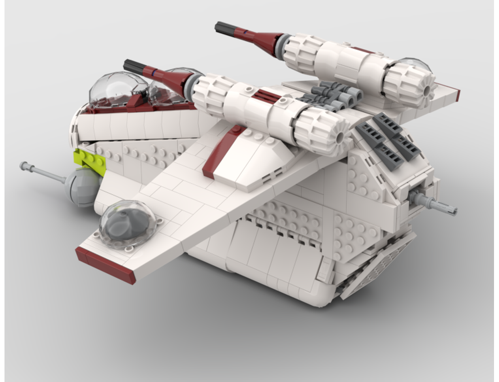 LEGO MOC-259233 Compact Republic Gunship Low Part Costs by