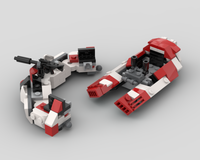 Coruscant Guard Battle Pack - (75448) Police speeder and Barricade