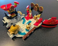 Three boats by the temple