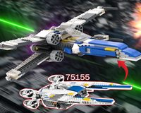 New Republic X Wing (75155 alternate build)