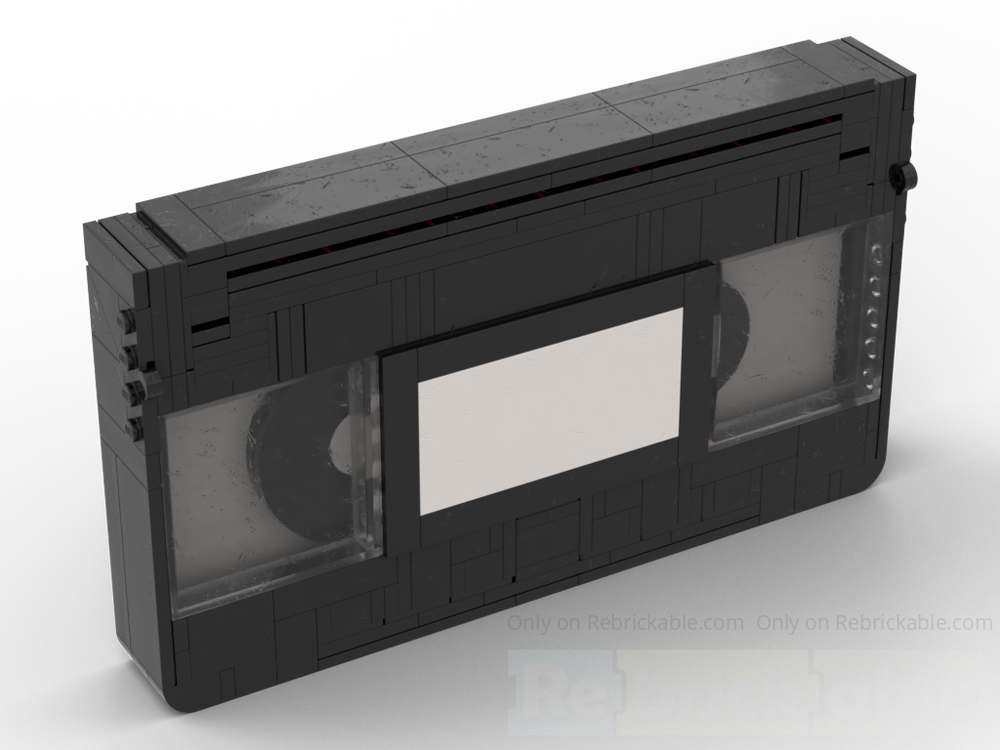 LEGO MOC-259408 1:1 VHS Tape by toomanybees | Rebrickable - Build with LEGO
