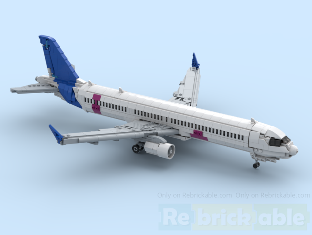 LEGO MOC-259643 Airbus A321 XLR Factory livery by