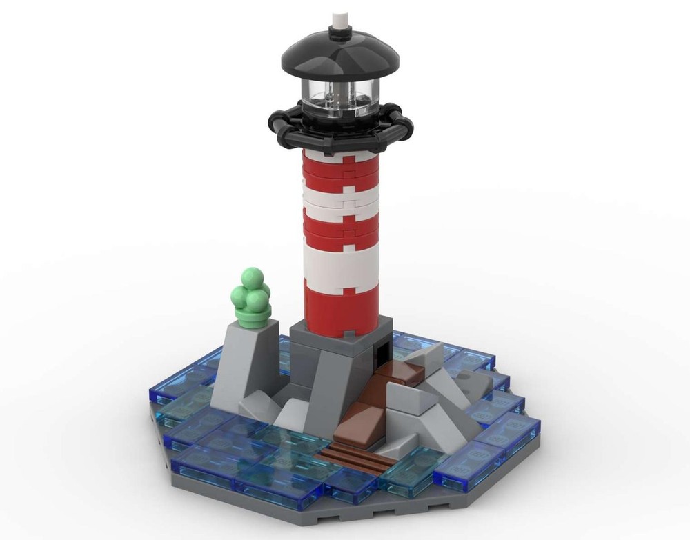 LEGO MOC-259672 Lighthouse Microscale by sheimro76 | Rebrickable ...