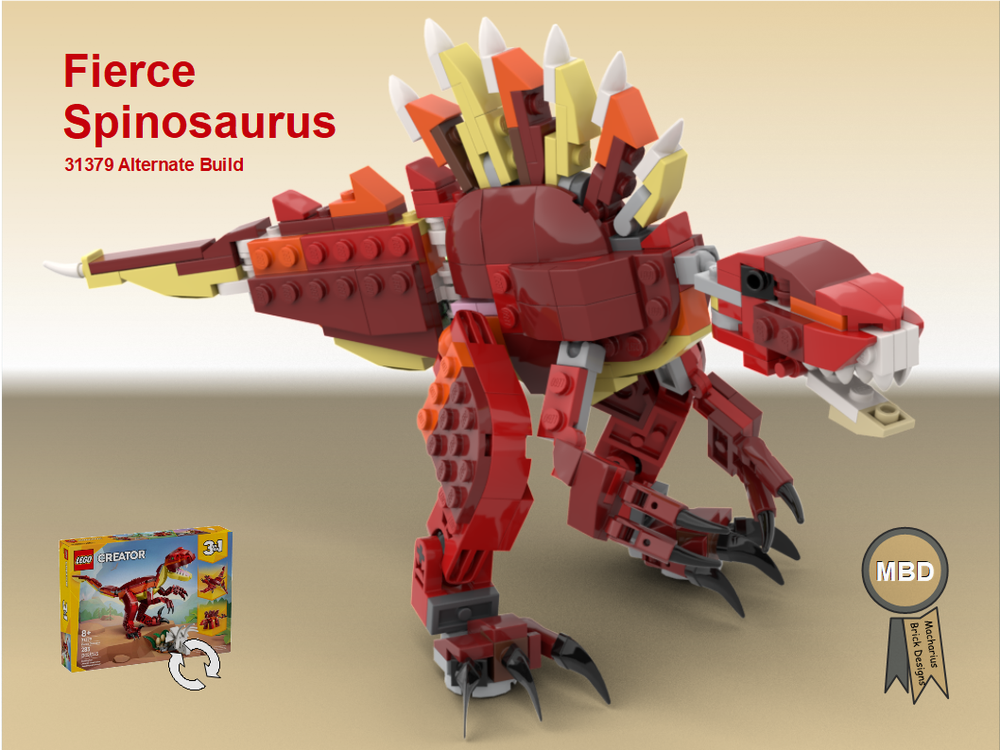 LEGO MOC-259690 Fierce Spinosaurus, 31379 Alternate Build by