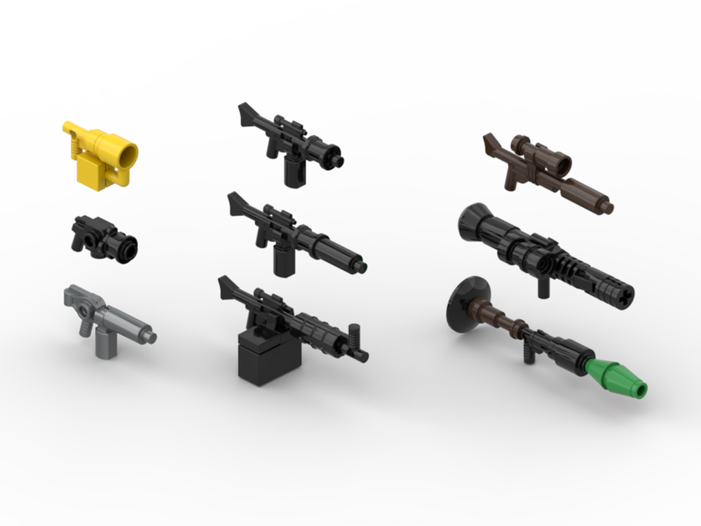 LEGO MOC-259806 Guns by Brickiett | Rebrickable - Build with LEGO
